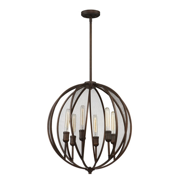 Linden AC10906OB Chandelier in Bronze