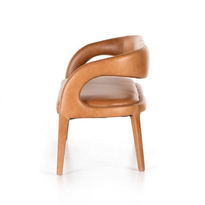 HAWKINS DINING BENCH IN SONOMA BUTTERSCOTCH LEATHER