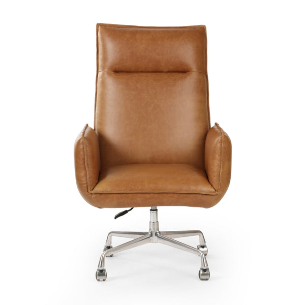 Lionel Desk Chair - Chaps Saddle