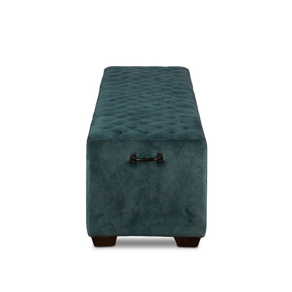 D'Orsay 78" Upholstered Leather Bench