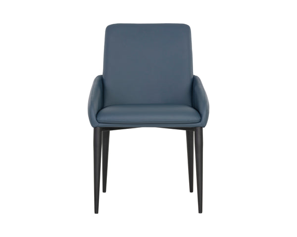 CARLO DINING ARMCHAIR - BLACK - DILLON THUNDER