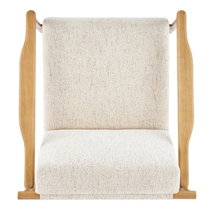 Arnold Chenille Accent Arm Chair, Concord Cream