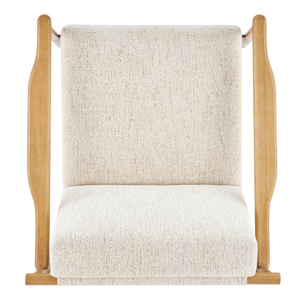 Arnold Chenille Accent Arm Chair, Concord Cream