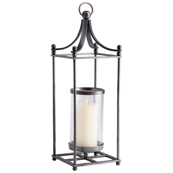 Large Foxboro Candleholder In Dark Copper