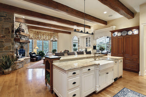 Savannah 5 Light Chandelier in Bronze Finish