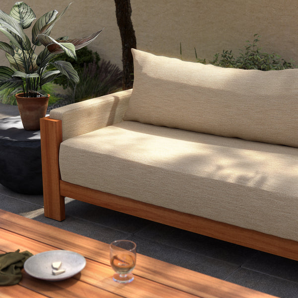 Chapman Outdoor Sofa In 106" In Casa Cream