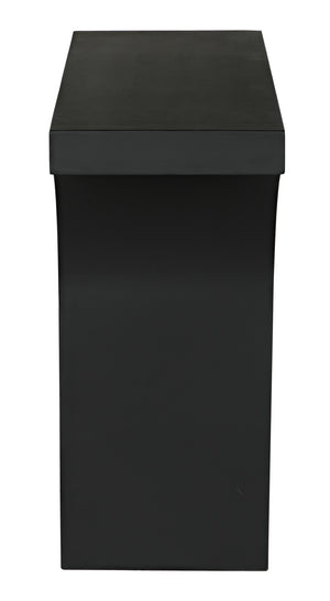 Maximus Console/Side Table, Black Steel