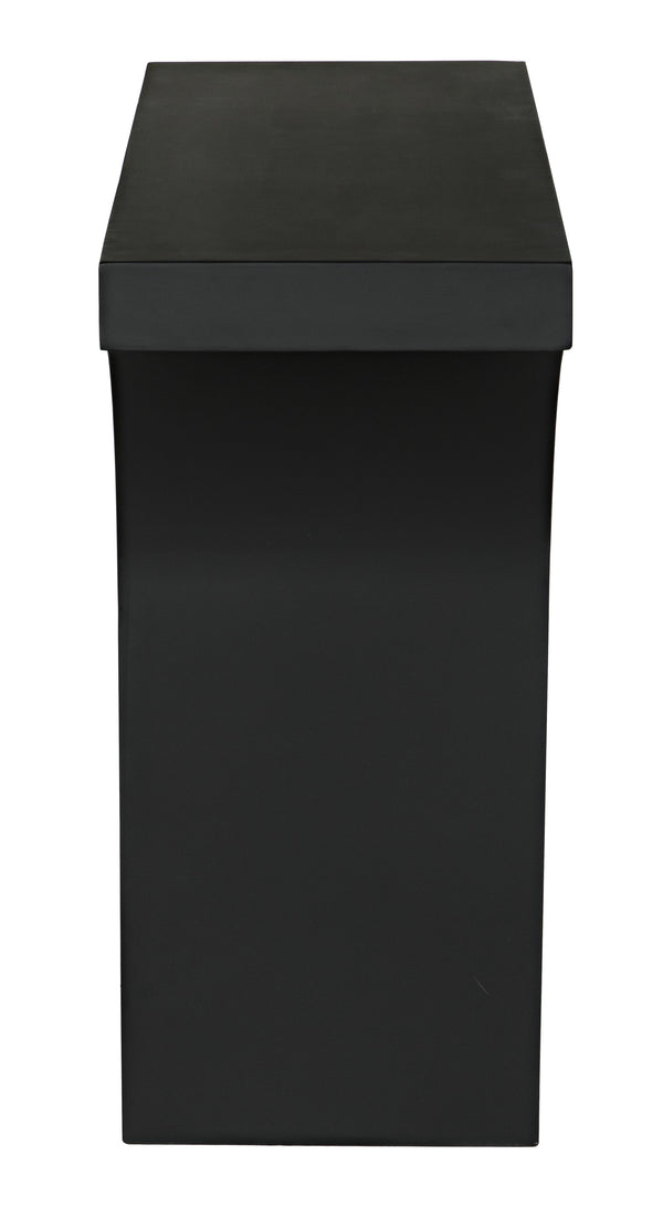 Maximus Console/Side Table, Black Steel