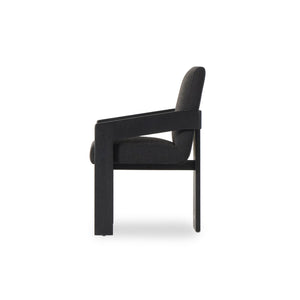 Roxy Dining Armchair In Gibson Black