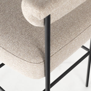Carrie Stool In Light Camel In Bar