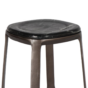 Alfie Marble Stool