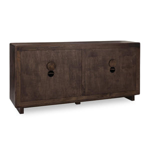 Albero Solid Wood 4-Drawer Buffet in Kona Brown