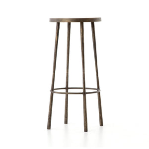 Westwood Barstool in Antique Brass