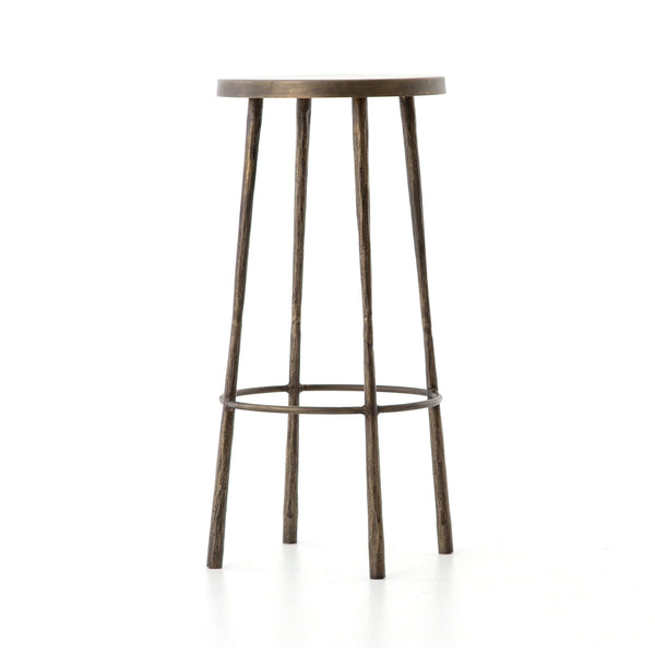 Westwood Barstool in Antique Brass