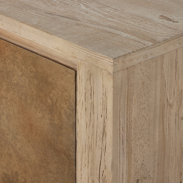 Redondo Media Console in Bleached Alder