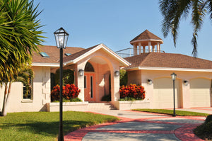 Talbot 3 Light Outdoor Post Mounted Fixture in Rubbed Bronze Finish