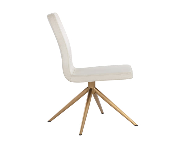 HILDA SWIVEL DINING CHAIR - VIENNA CREAM