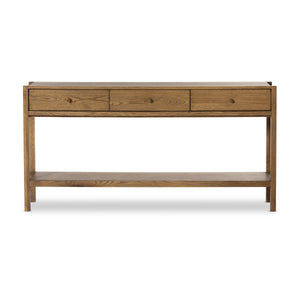 Meadow Console Table In Tawny Oak