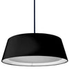 22W LED Tappered Drum Shd, Black