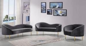 Bradford Sofa In Grey Velvet