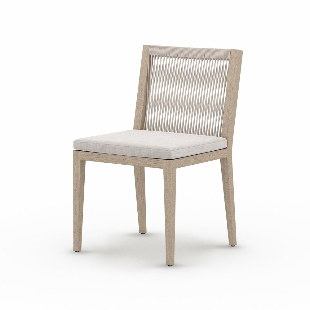 Sherwood Outdoor Dining Chair in Brwn/Stone