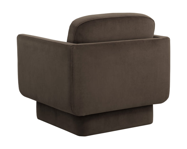 EVERTON ARMCHAIR - MEG DARK BROWN