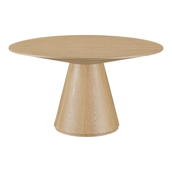 Moe's Otago 47" Round Dining Table in Oak