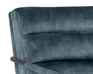 TRISTEN LOUNGE CHAIR - NONO PETROL