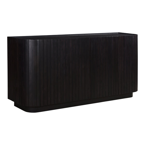 Moe's Povera 4 Door Black Sideboard