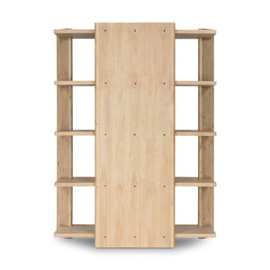 Edmund Bookcase In Smoked Pine