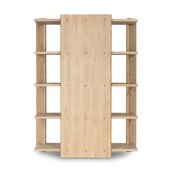 Edmund Bookcase In Smoked Pine
