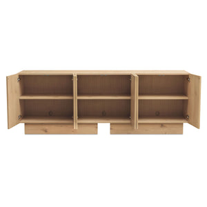 Moe's Shawn Natural Sideboard with Oak Base