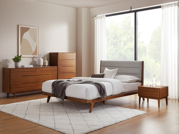 Currant Six Drawer Double Dresser, Amber
