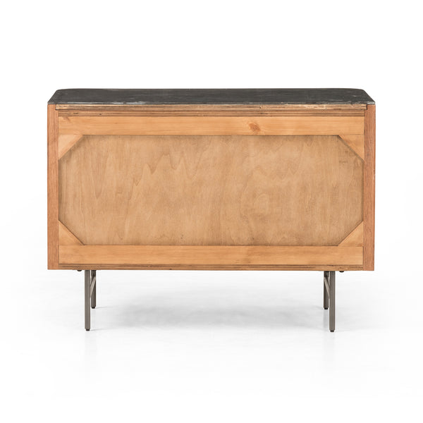 Fletcher Large Nightstand In Terra Brown