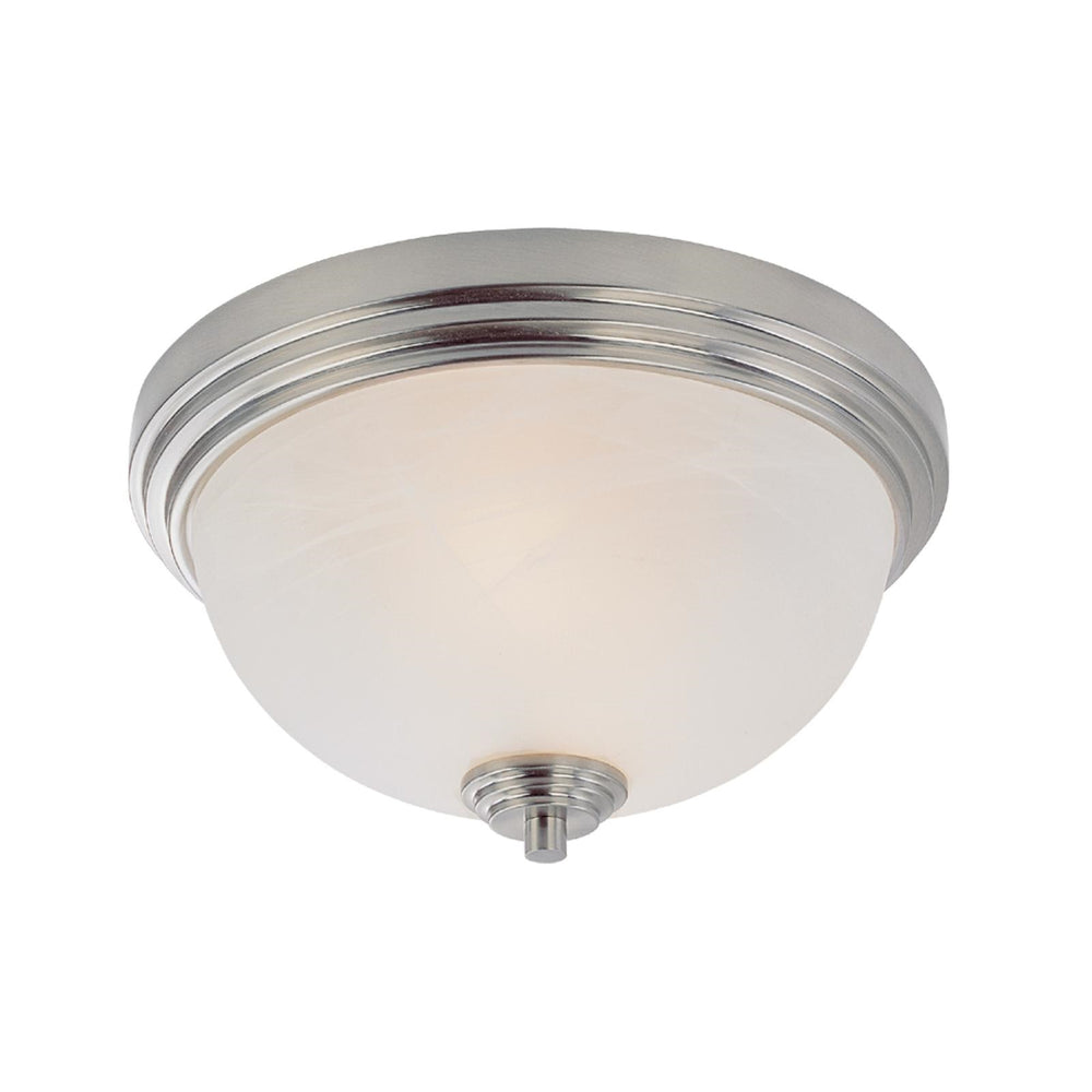 Chelsey 2 Light Flush Mount in Brushed Nickel Finish