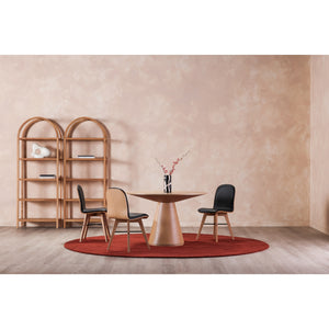 Moe's Otago 47" Round Dining Table in Oak