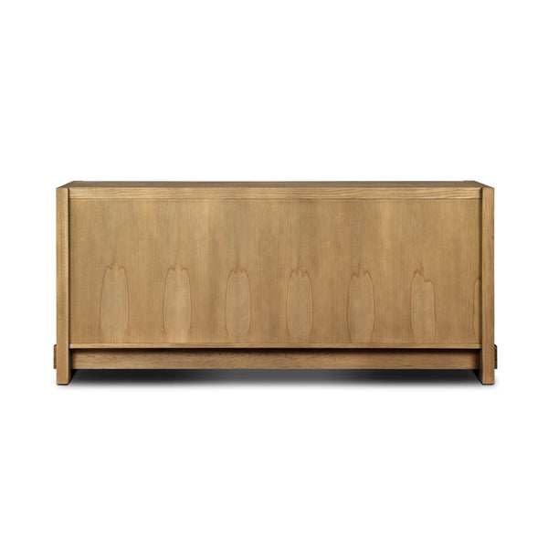Aramis 6 Drawer Dresser - Sandy Oak Resawn
