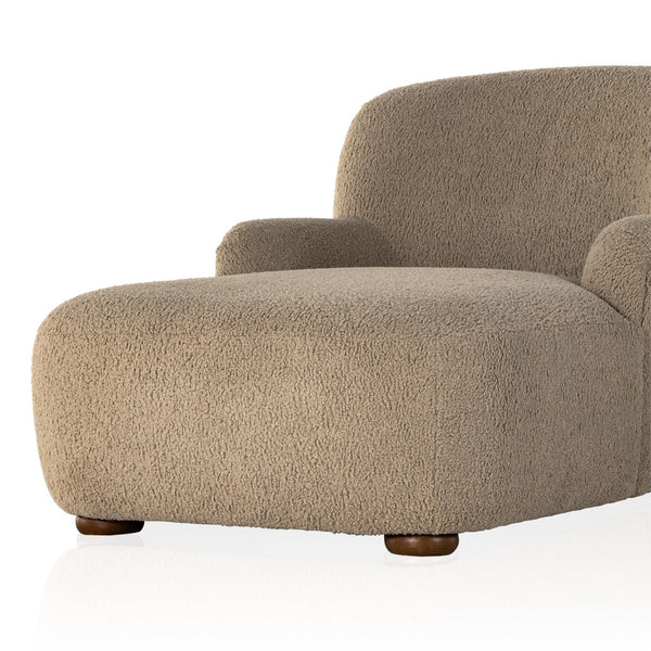 Kadon Chaise Lounge - Sheepskin Camel