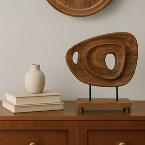 Saddler Natural Acacia Sculpture