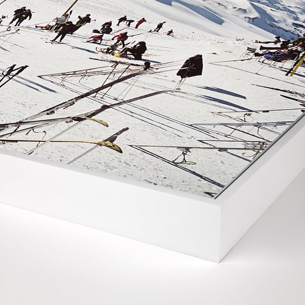 Zermatt Skiing (72" X 48") In Slim Aarons's Showcase In Photography Art