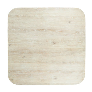 Vander Solid Wood Dining Table - Cream Washed