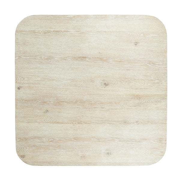 Vander Solid Wood Dining Table - Cream Washed