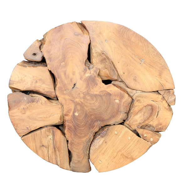 Bruno KD Reclaimed Teak Side/ End Table, Natural 