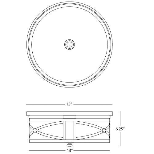 Chase Flushmount