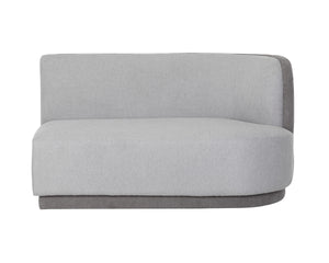 JACLYN MODULAR - RIGHT ARMCHAIR - EGYPT LIGHT GREY / DANNY MEDIUM GREY