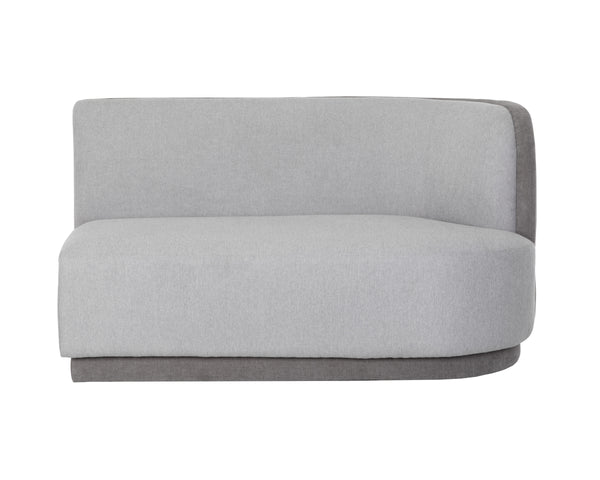 JACLYN MODULAR - RIGHT ARMCHAIR - EGYPT LIGHT GREY / DANNY MEDIUM GREY