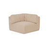 Moe's Matina Corner Chair in Oatmeal Chenille
