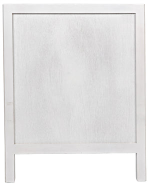 Hampton Night Stand 24", White Wash