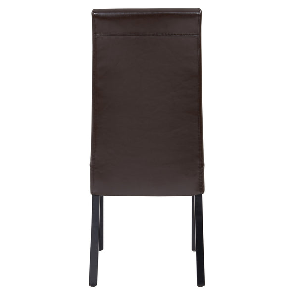 Valencia Leather Chair In Brown