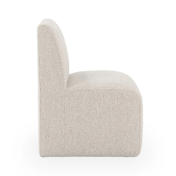 Brighton Upholstered Dining Chair in Coastal Sand